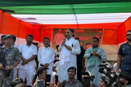 AIMIM chief Asaduddin Owaisi strongly criticised the recently launched manifesto of the Mahagathbandhan led by Tejashwi Yadav arguing that while the document made sweeping promises, it failed to address political representation for the Muslim community in Bihar. In a pointed press statement, Owaisi asked, “If the son of a Malla (a community with around 3 per cent of population) can be nominated Deputy Chief Minister, then why can’t a Muslim (nearly 17 per cent of the state’s population) also get to hold such a post?” He accused the alliance of treating Muslim voters as a vote bank rather than offering them leadership positions or serious inclusion. He further claimed that while the manifesto promises jobs, free electricity, health assurances and pensions, it lacks clarity on the share of power and seats for minority communities. According to Owaisi, this omission raises doubts about the sincerity of the alliance’s inclusive intent. The RJD led alliance had earlier announced its “Tejashwi Pran” manifesto with major welfare pledges including one government job per family, free electricity up to 200 units and revival of the Old Pension Scheme. However, the question of minority leadership and ministerial representation appears to have become a major flashpoint following Owaisi’s remarks. In response, sources within the alliance claimed that internal deliberations on deputy CM posts and ministerial allocations are ongoing and that public announcements would follow. Tejashwi Yadav’s camp, however, has not formally responded to Owaisi’s comments.