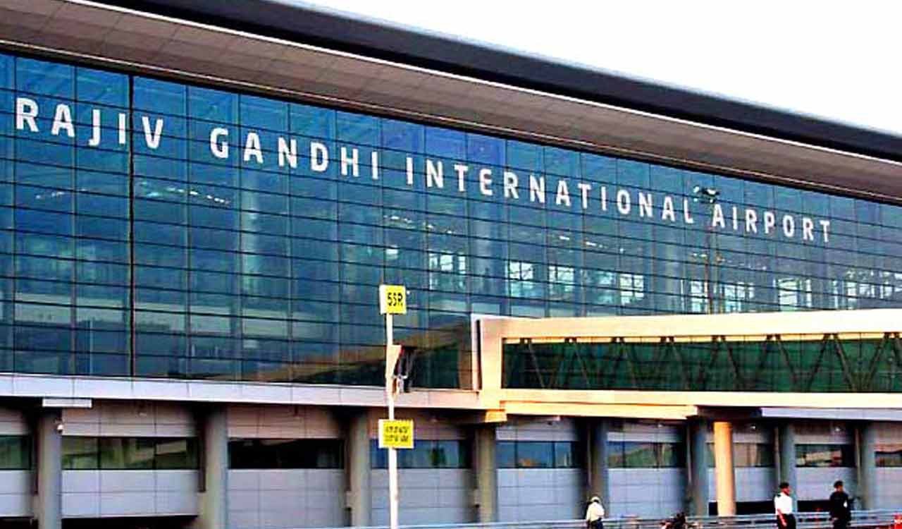Rajiv Gandhi International Airport taxi stand