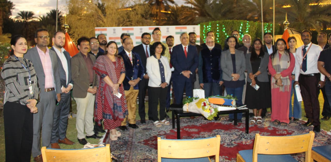 Lords Team with His Excellency Ambassador of India in KSA at Riyadh Embassy