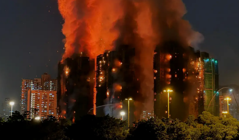 Massive Blaze Ravages Hong Kong Housing Estate Death Toll Rising