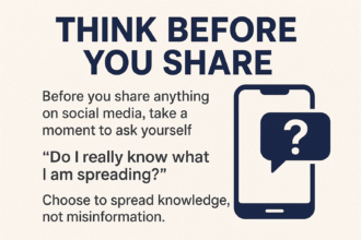 Think Before You Share Awareness Begins With You