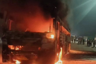 Tragic Bus Fire in Saudi Arabia Over 40 Indian Pilgrims Feared Dead
