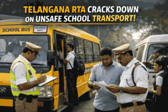 Telangana RTA Cracks Down on Unsafe School Transport
