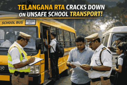 Telangana RTA Cracks Down on Unsafe School Transport