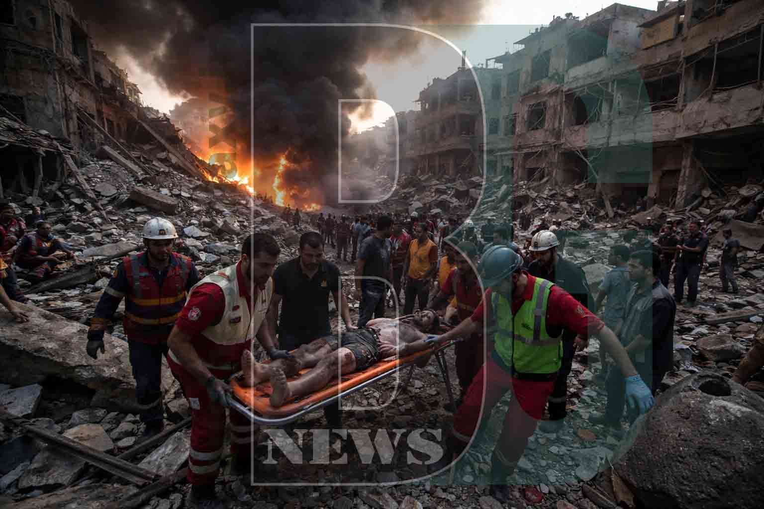 Civilian Casualties Reported in Gaza City and Refugee Areas