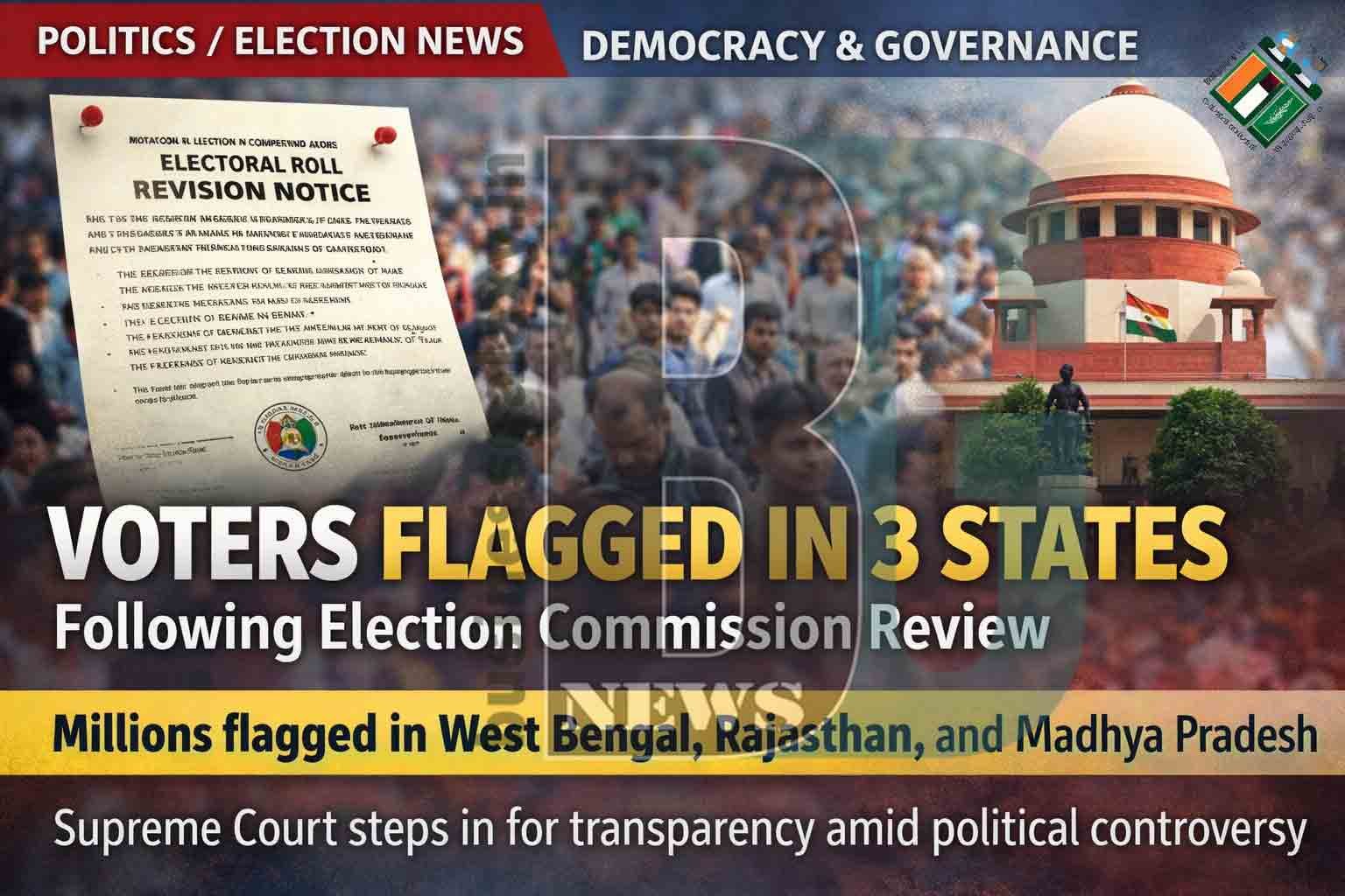 Electoral Roll Revision Sparks Controversy Across States