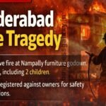 Families Mourn Victims of Tragic Nampally Furniture Showroom Fire in Hyderabad