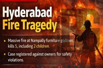 Families Mourn Victims of Tragic Nampally Furniture Showroom Fire in Hyderabad