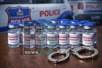 Hyderabad Police Arrest Man for Illegal Sale of Mephentermine Sulphate Injections