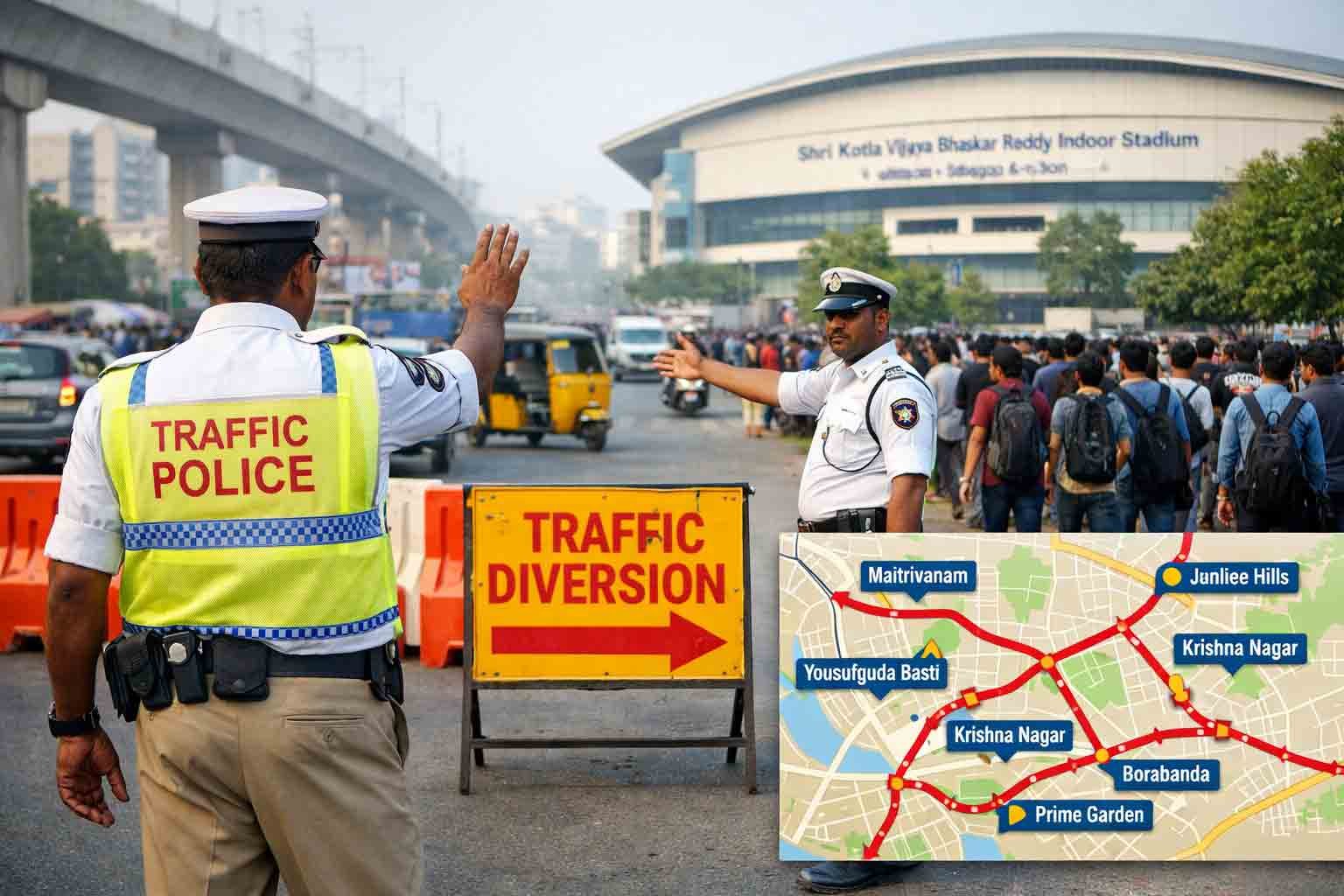 Hyderabad Traffic Advisory for “Arrive Alive” Road Safety Campaign