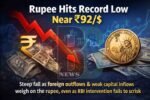 Indian Rupee Hits Record Low Amid Sustained Foreign Outflows