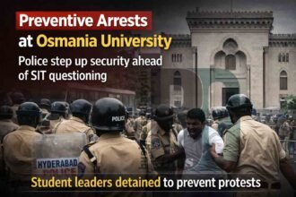 Preventive Arrests, Tight Security at Osmania University