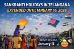 Telangana Extends Sankranti Holidays for Schools