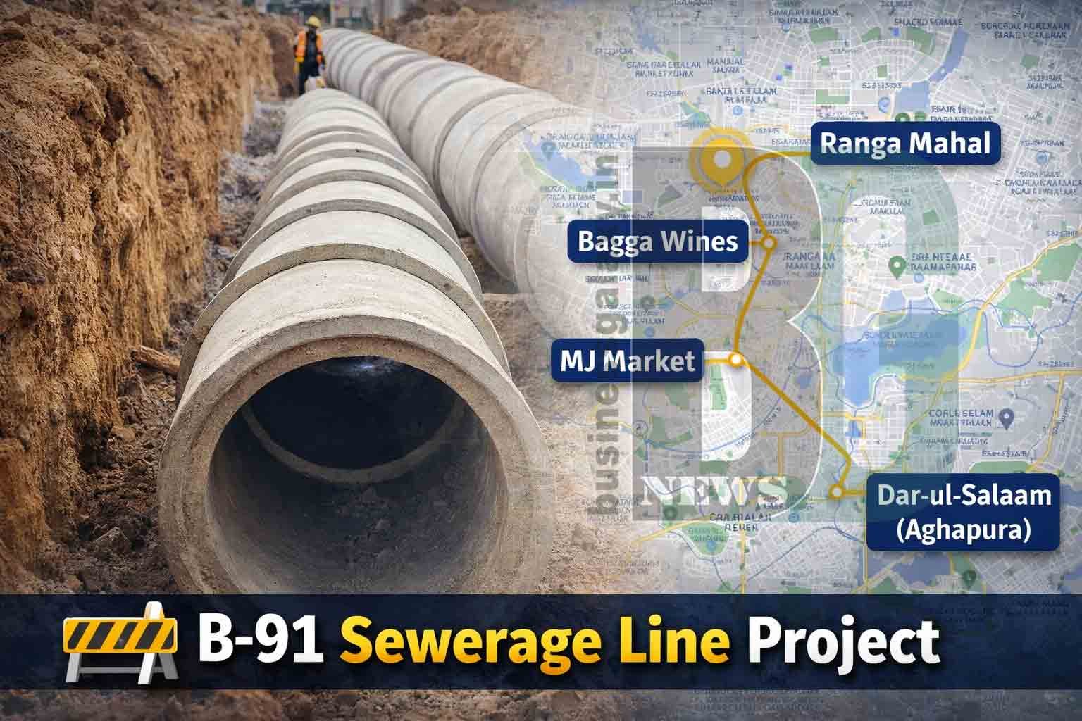 Telangana Government Approves Major Sewerage Line Project in Hyderabad