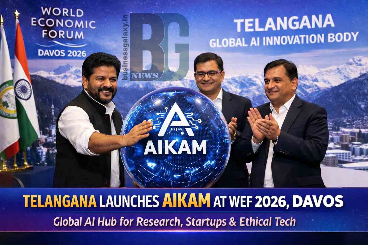 Telangana Launches Global AI Innovation Body ‘AIKAM’ at Davos