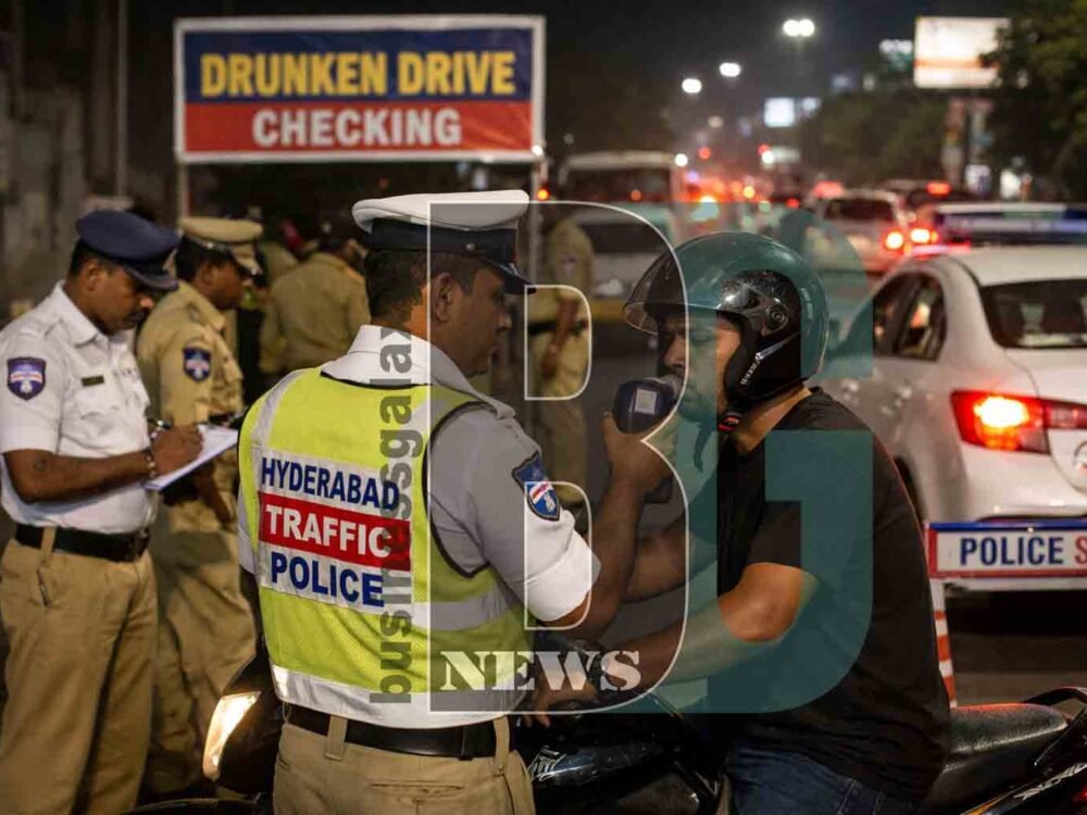 Hyderabad Traffic Police Catch 604 Drunk Drivers