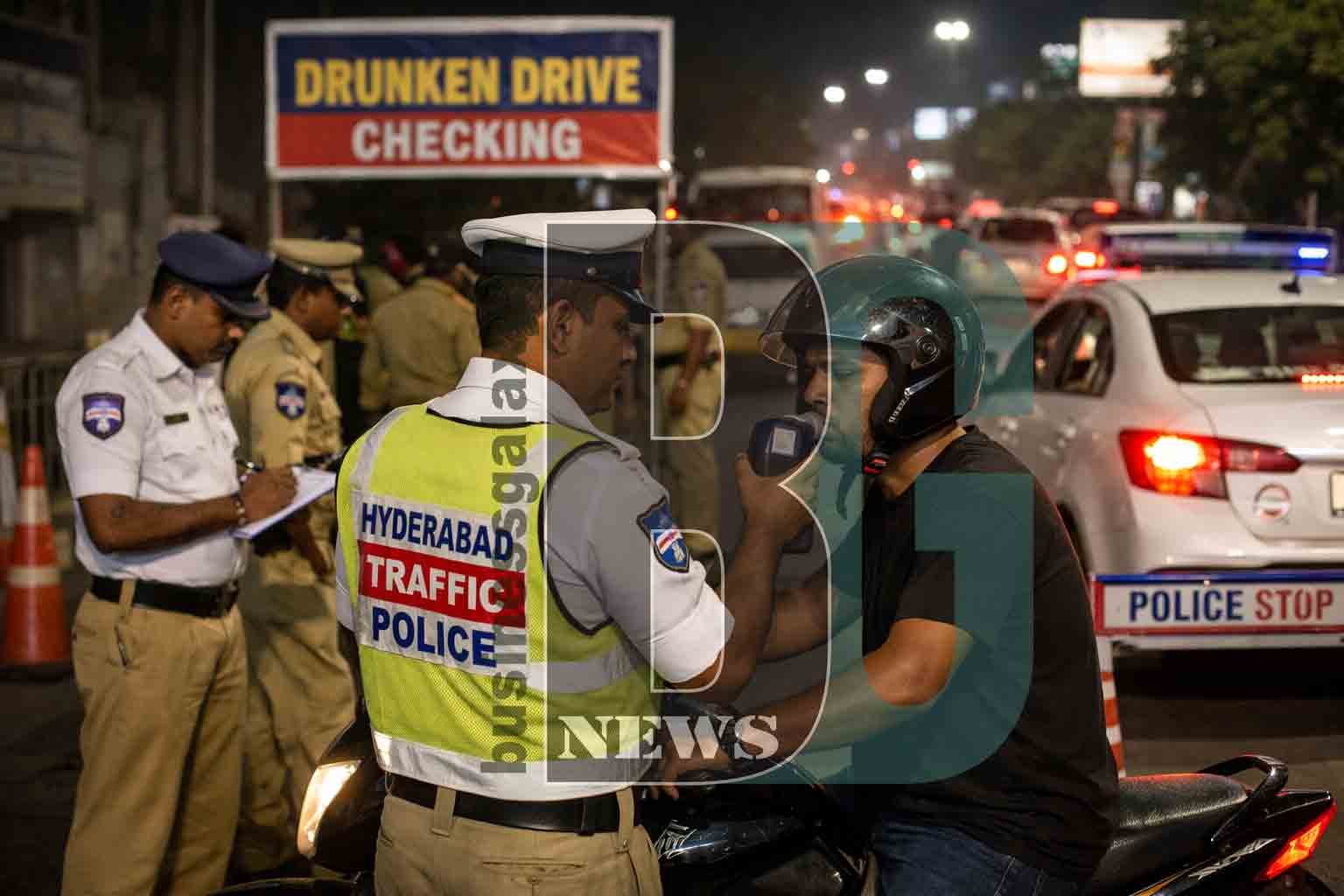 Hyderabad Traffic Police Catch 604 Drunk Drivers