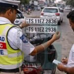 Hyderabad Traffic Police Register Case for Fake and Tampered Number Plate