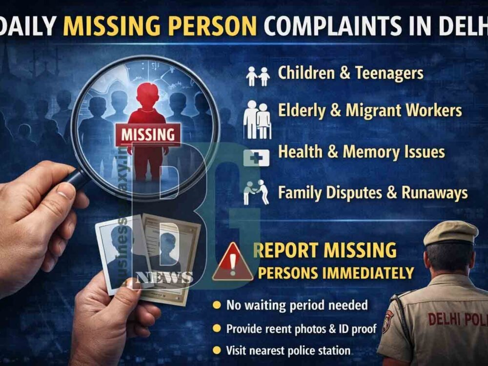 Missing Person Complaints Registered in Delhi Every Day
