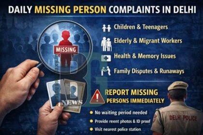 Missing Person Complaints Registered in Delhi Every Day