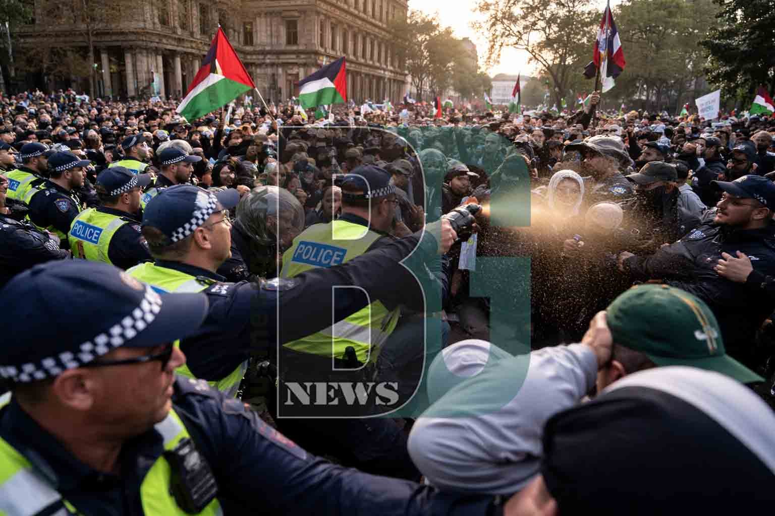 Violent Clashes Erupt in Sydney During Protests Against Israeli President’s Visit