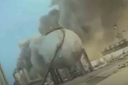 Fire Breaks Out at Saudi Aramco Facility After Missile Debris Falls