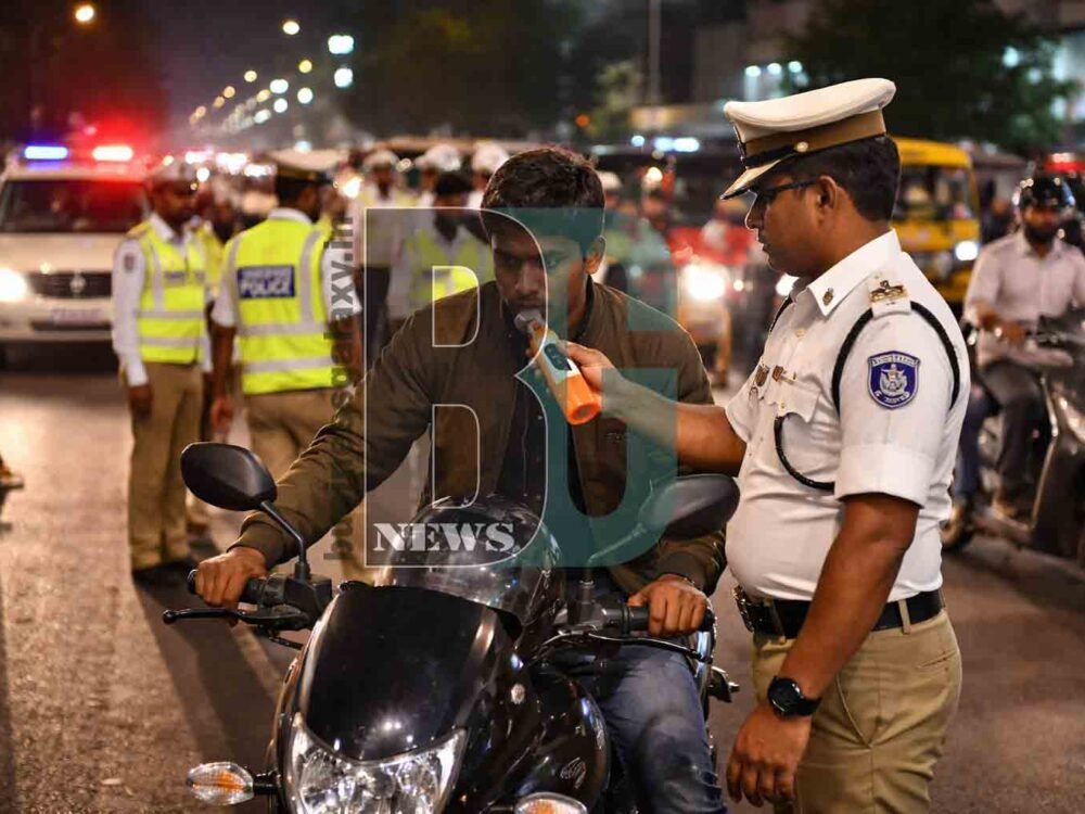 Hyderabad Traffic Police Drunk Driving