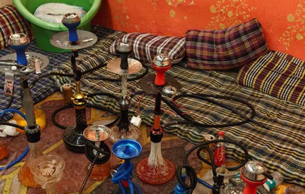 Illegal Hookah Centre Raided in Vatepally