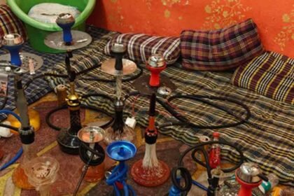 Illegal Hookah Centre Raided in Vatepally