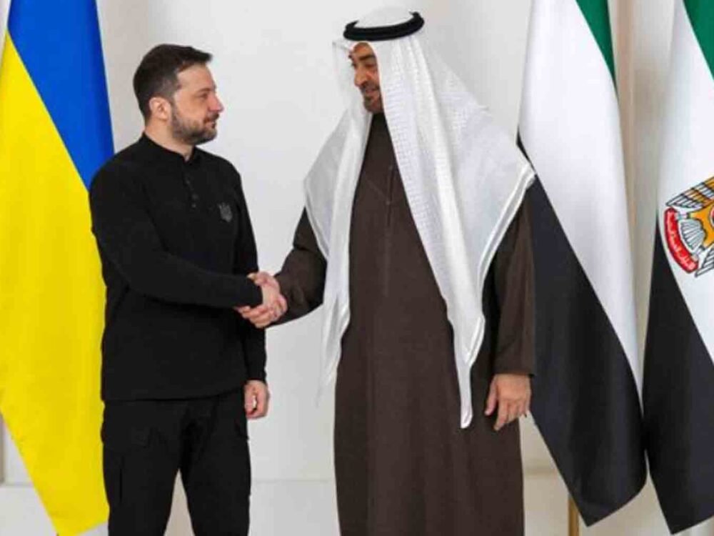 Zelenskyy Signs Air Defence Deals with UAE and Qatar