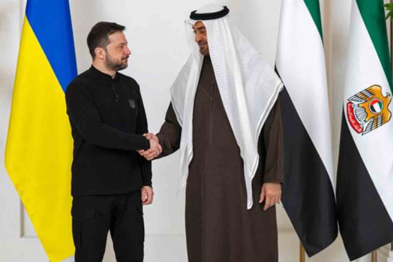 Zelenskyy Signs Air Defence Deals with UAE and Qatar