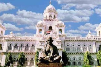 elangana Legislative Assembly building in Hyderabad