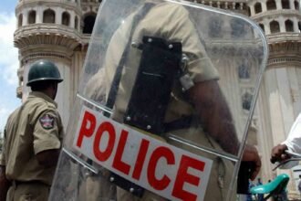 Attacking Cop During GHMC Drive