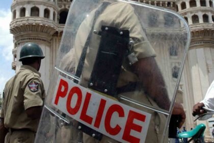 Attacking Cop During GHMC Drive