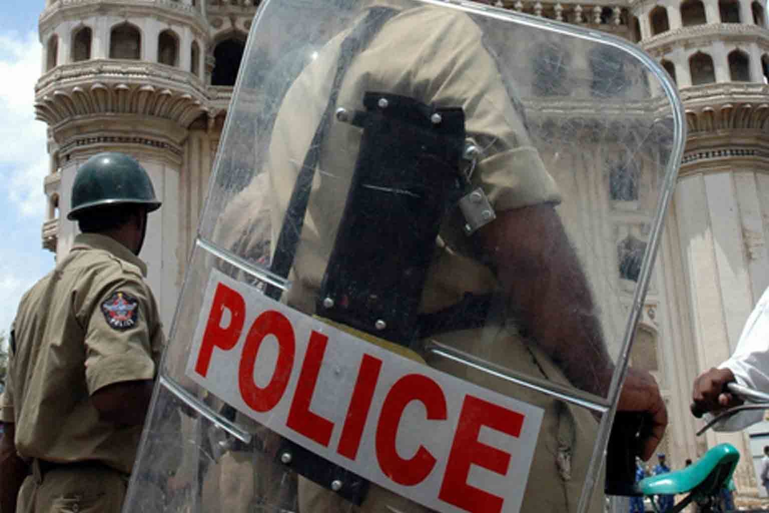 Attacking Cop During GHMC Drive