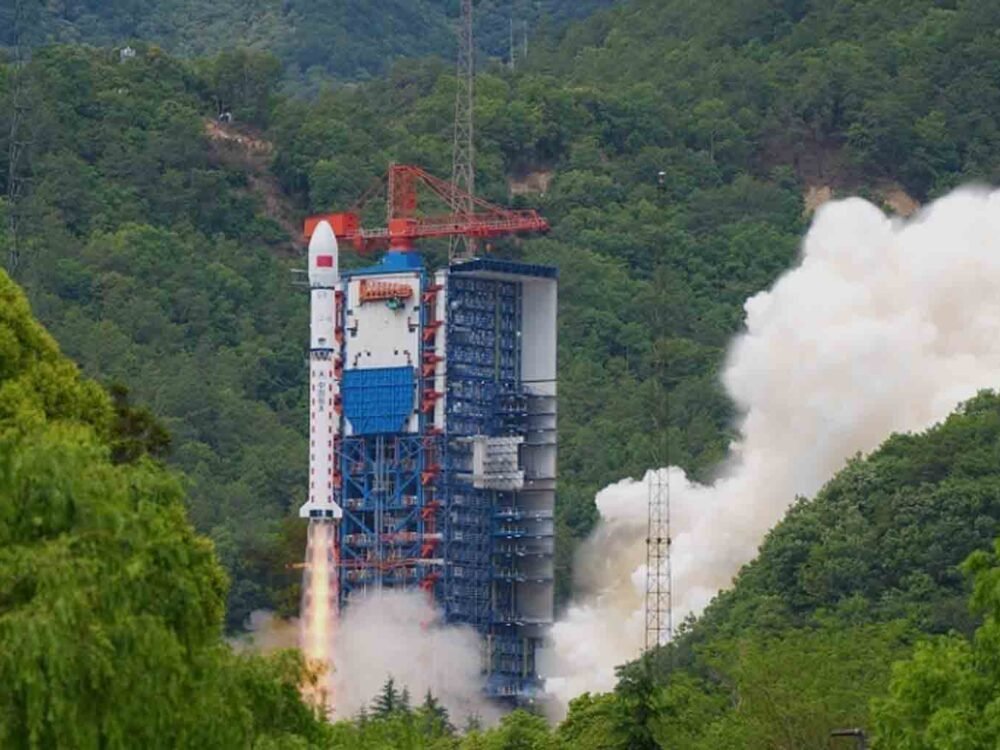China Launches Test Satellites