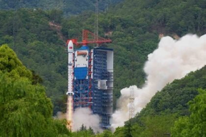 China Launches Test Satellites