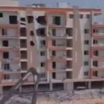 HYDRAA demolishes building in Ameenpur