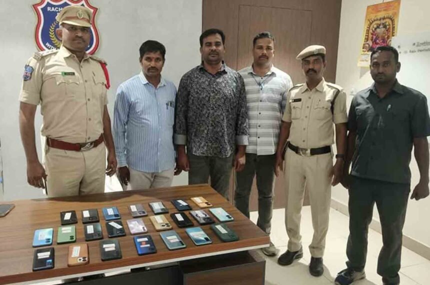 Hyderabad Police Recover 23 Lost Mobile Phones