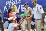 Hyderabad traffic police Arrive Alive Drive