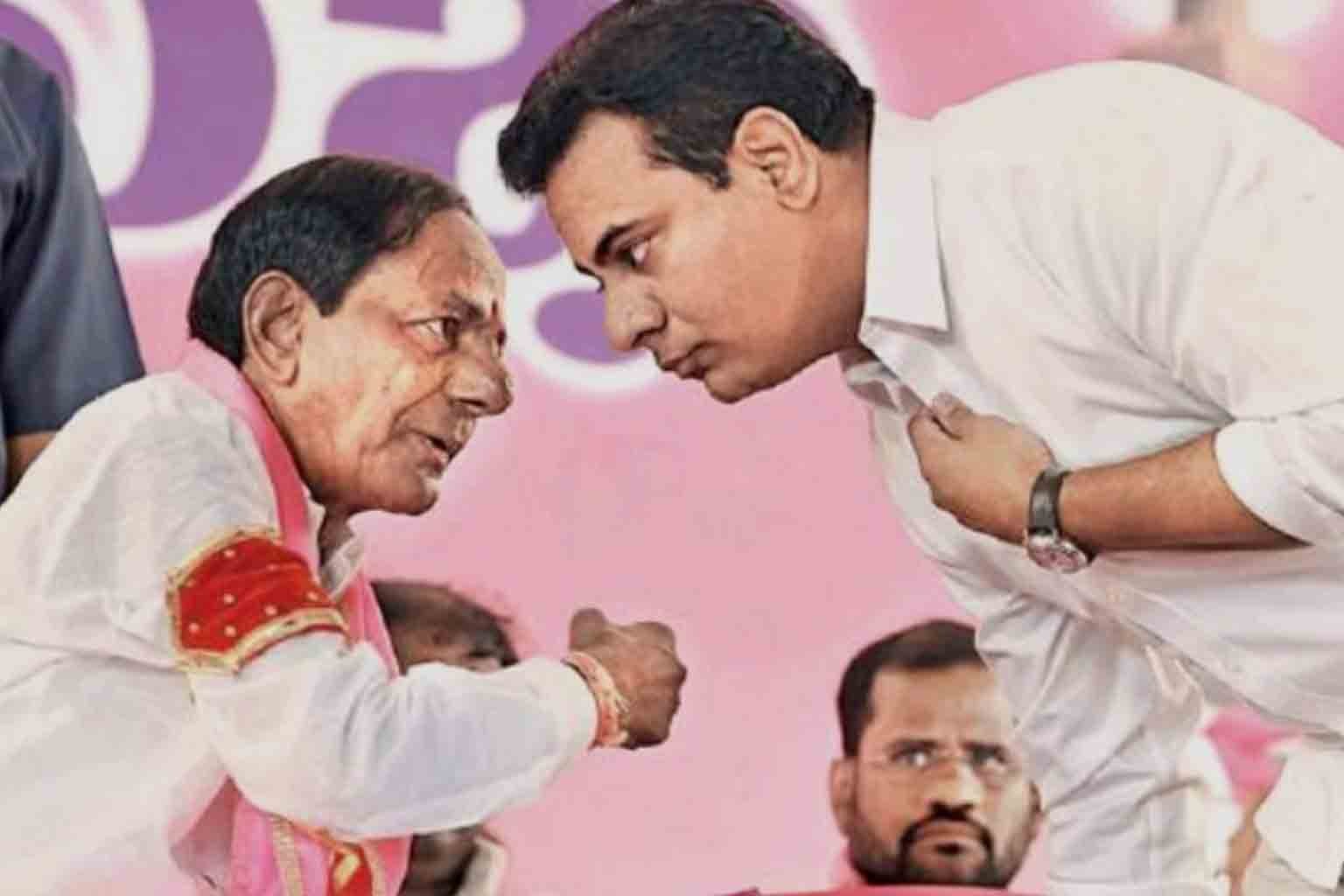 KCR Tasks KTR with BRS Revamp