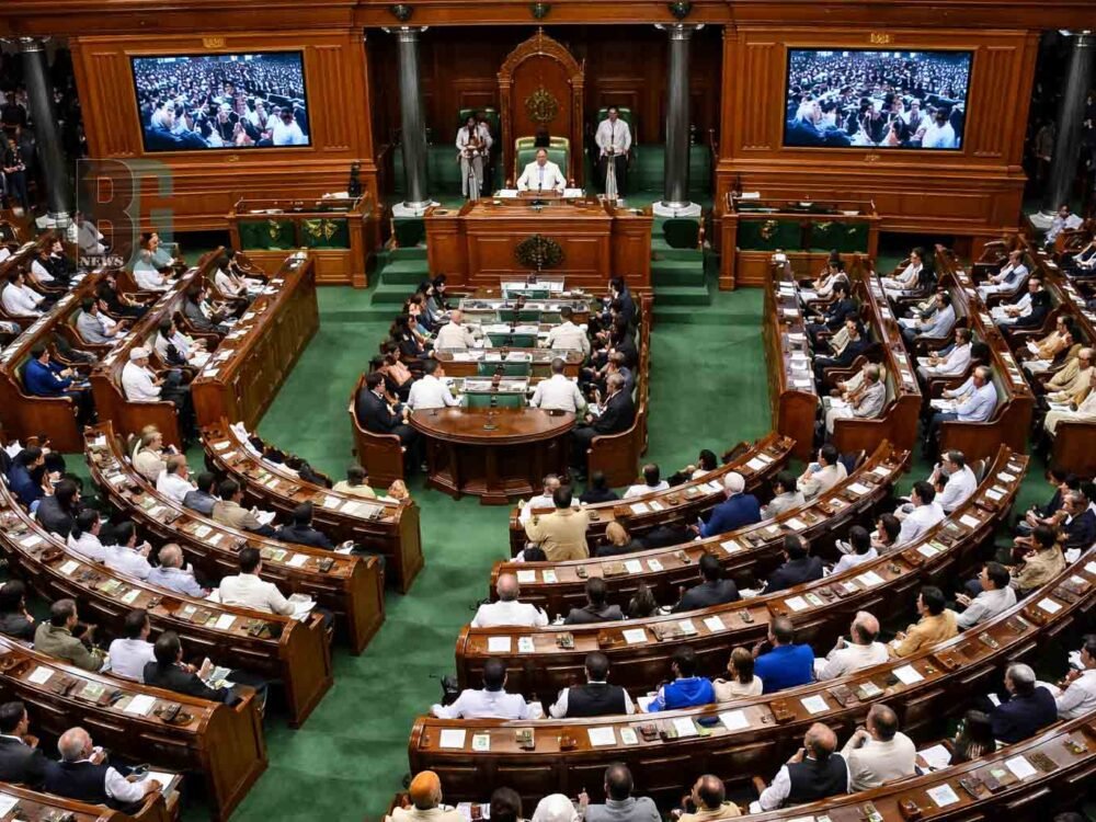 Lok Sabha in session