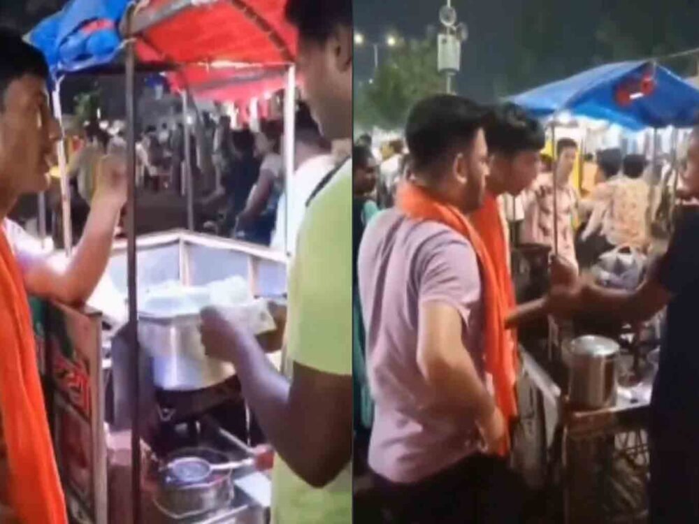 Muslim street vendor was allegedly forced to leave