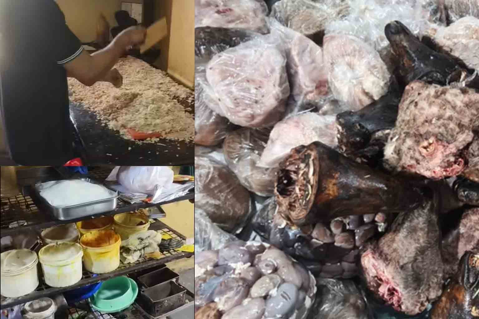 Police Bust Illegal Bakery and Rotten Meat Racket
