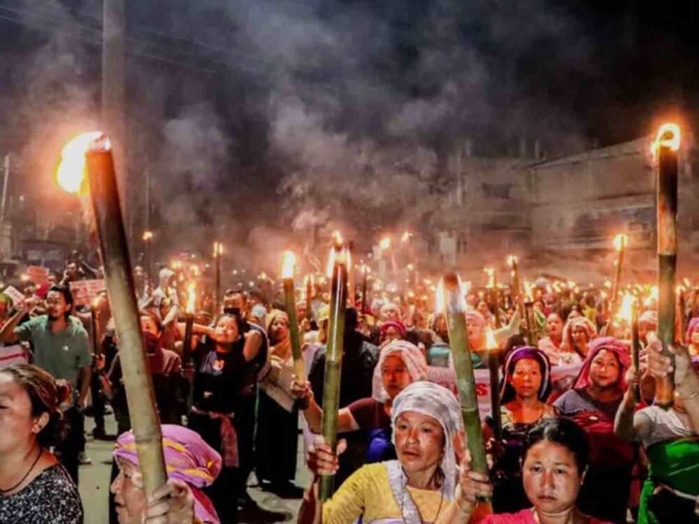 Protests Paralyse Manipur After Child Deaths