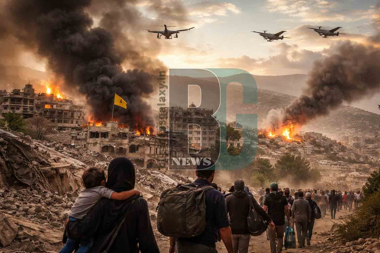 War enters second month.