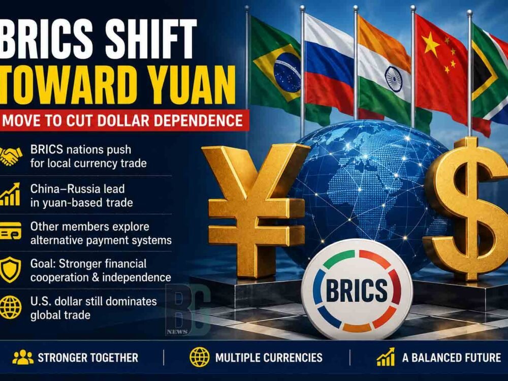 BRICS shift toward yuan dominance