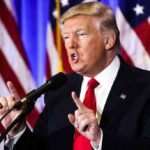 Donald Trump strongly warning