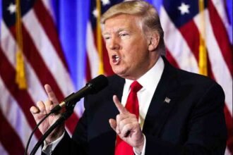 Donald Trump strongly warning