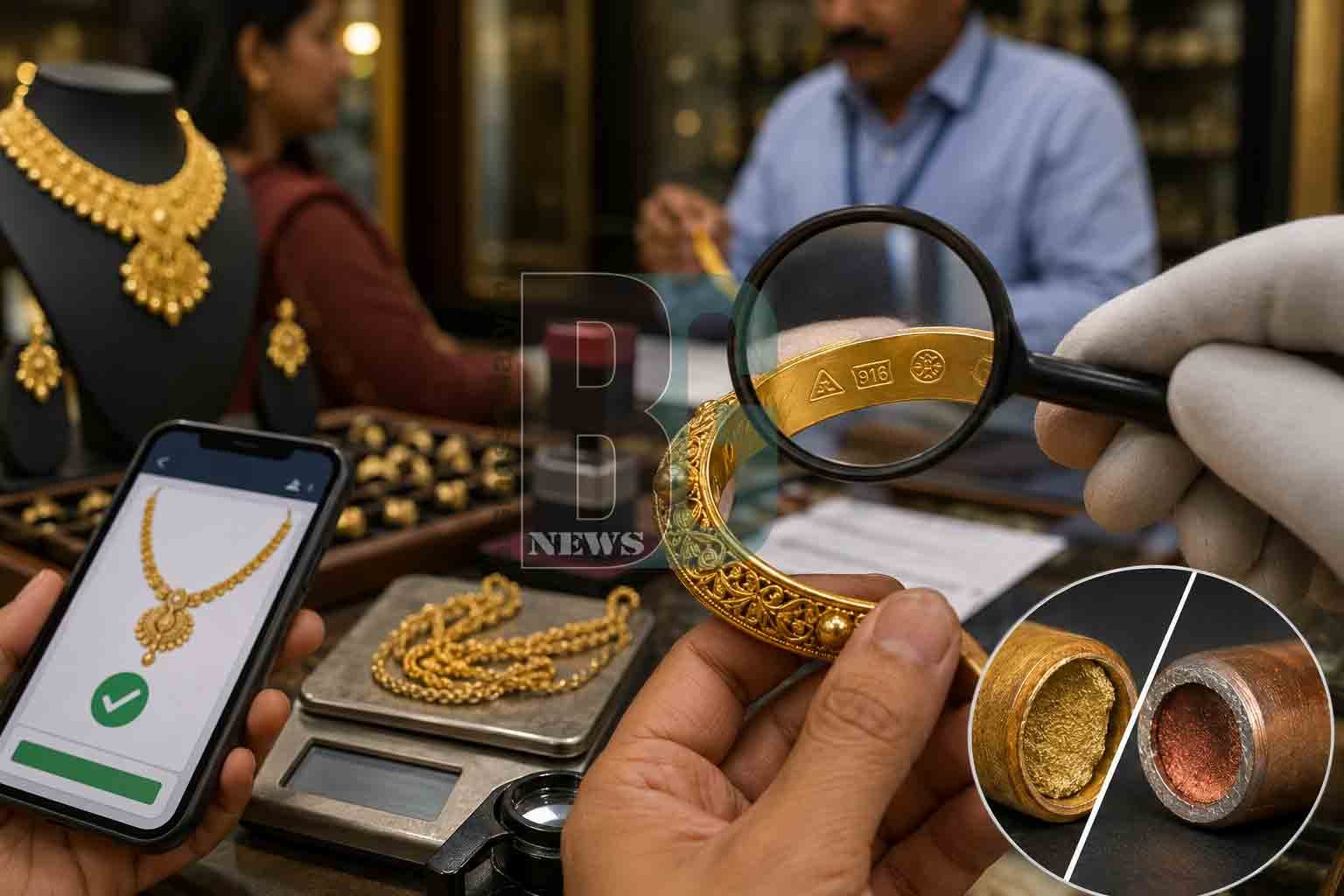 Fake hallmark gold scams